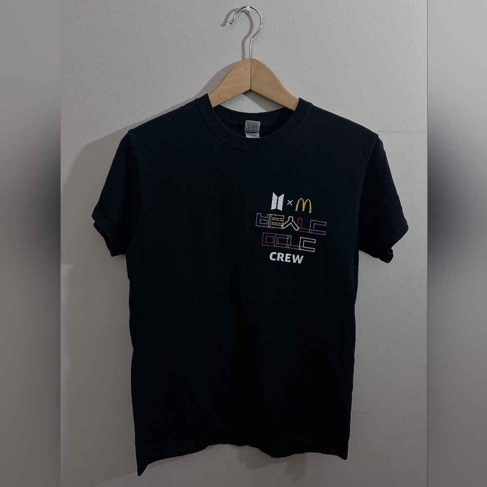 2/$30 | McDonald's Black Crew Tee with Colorful Design